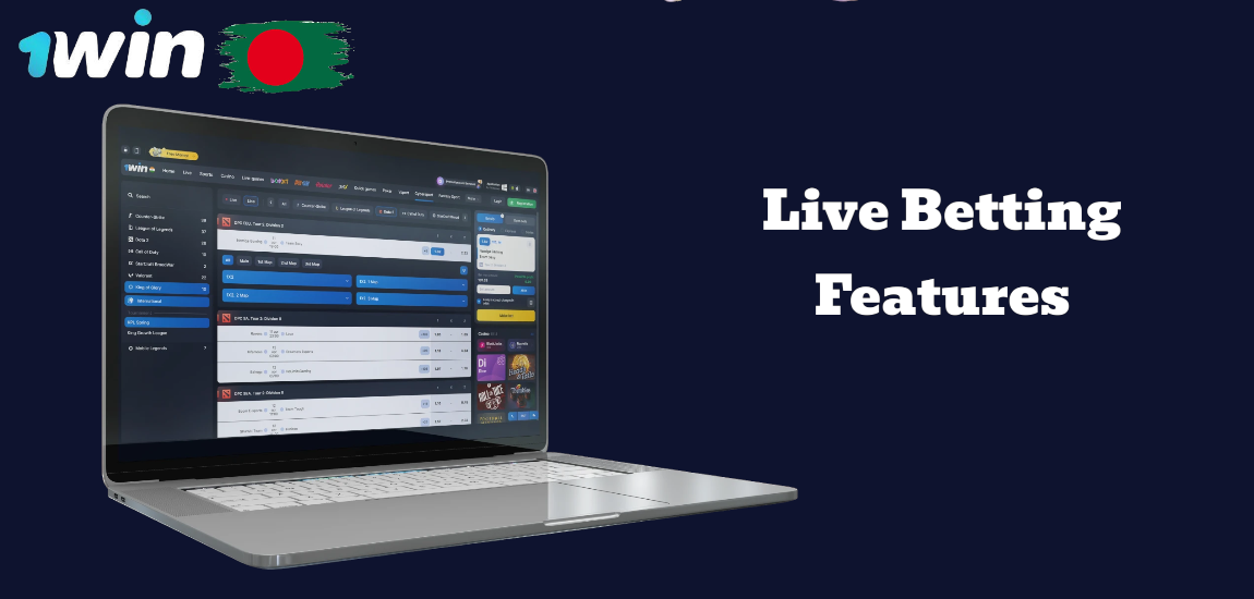 Live Betting Features at 1Win